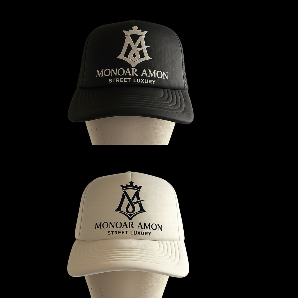 Black Trucker Hat